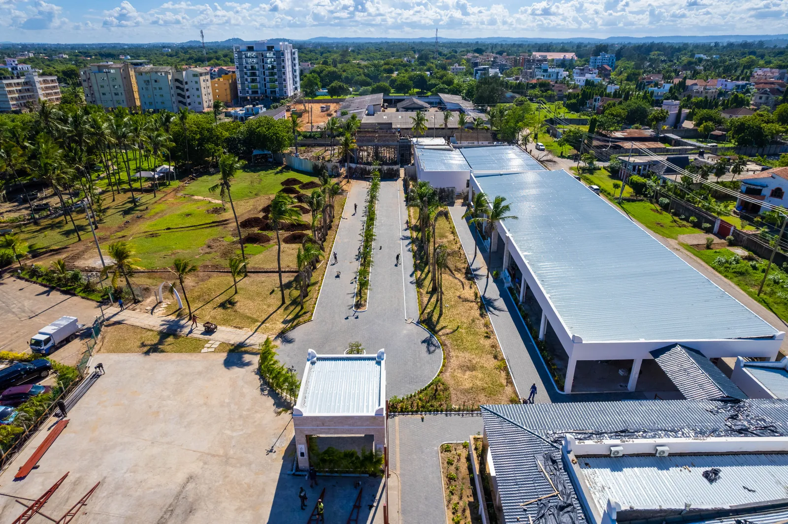 Tembo Development — structural progress aerial